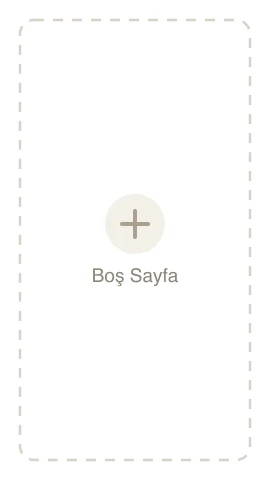 Boş Sayfa davetiye editörü şablonu