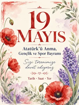 Suluboya bahar teması önizleme